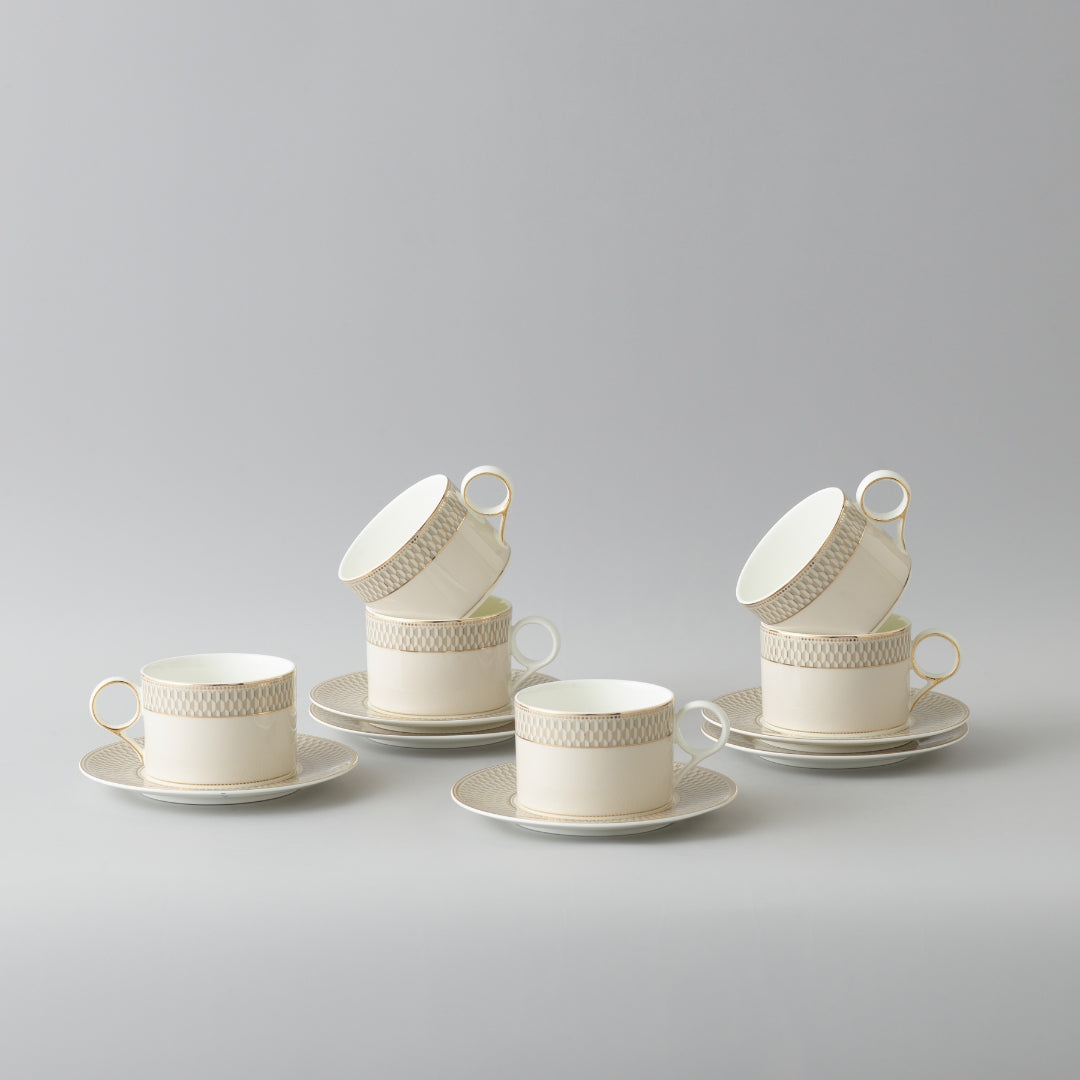 Minimal Magestic 12pcs Tea Set