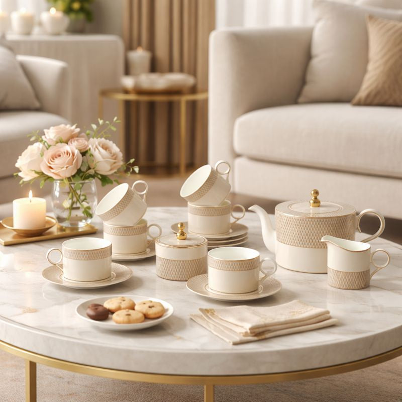 Minimal Magestic 15pcs Tea Set