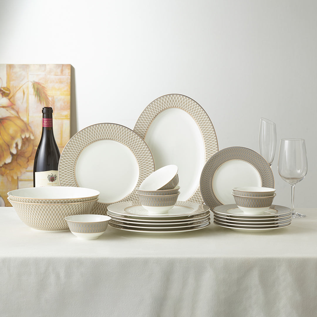 Minimal Magestic 21pcs Dinner Set