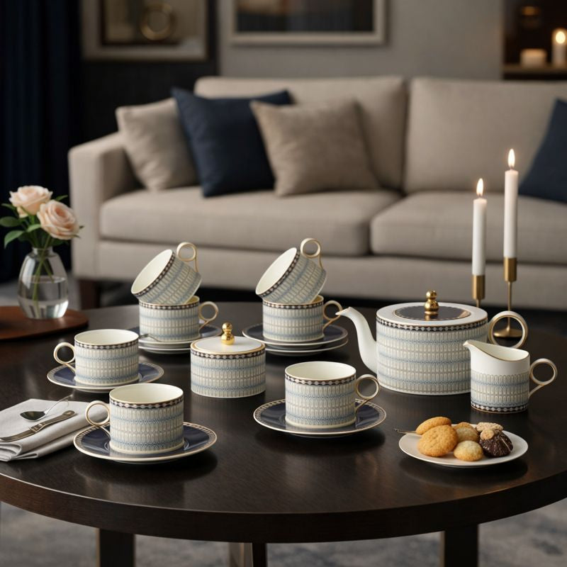 Berry Noir 15pcs Tea Set