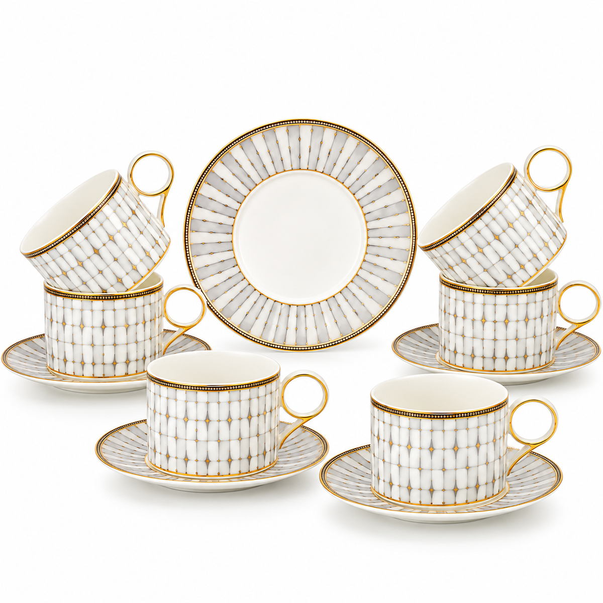 Majestic weave 12pc tea set
