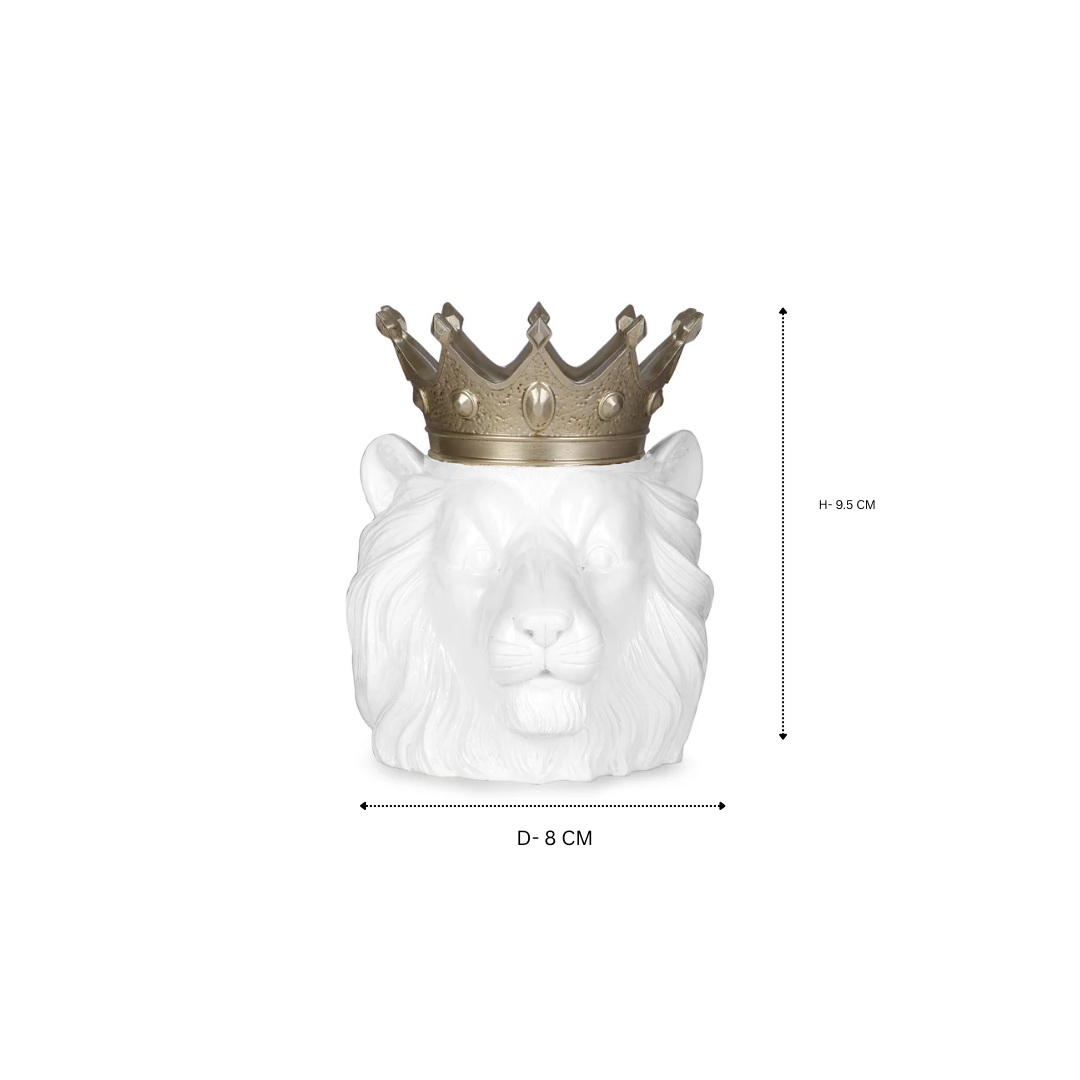 Lion Head Crown Planter (H-25CM)