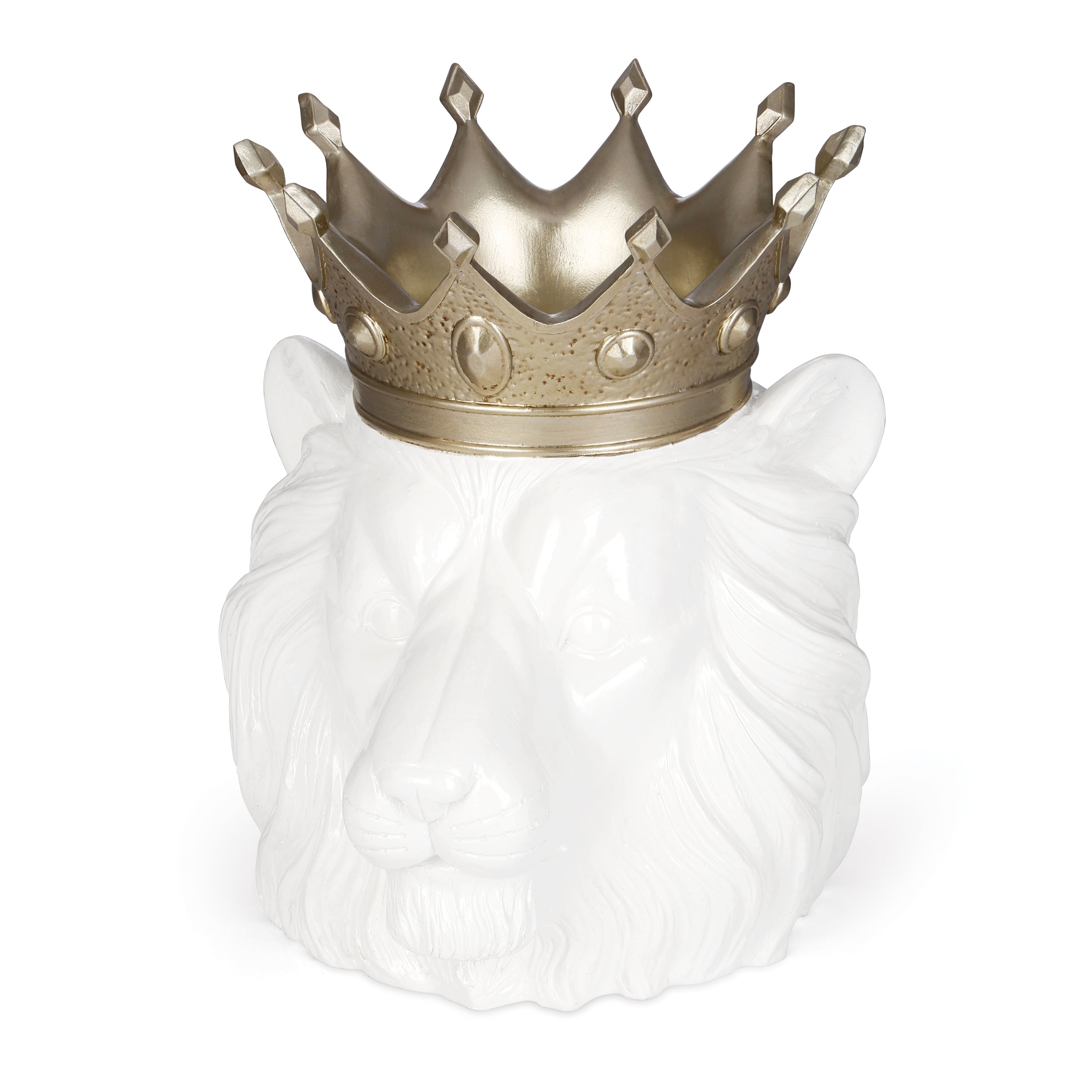 Lion Head Crown Planter (H-25CM)