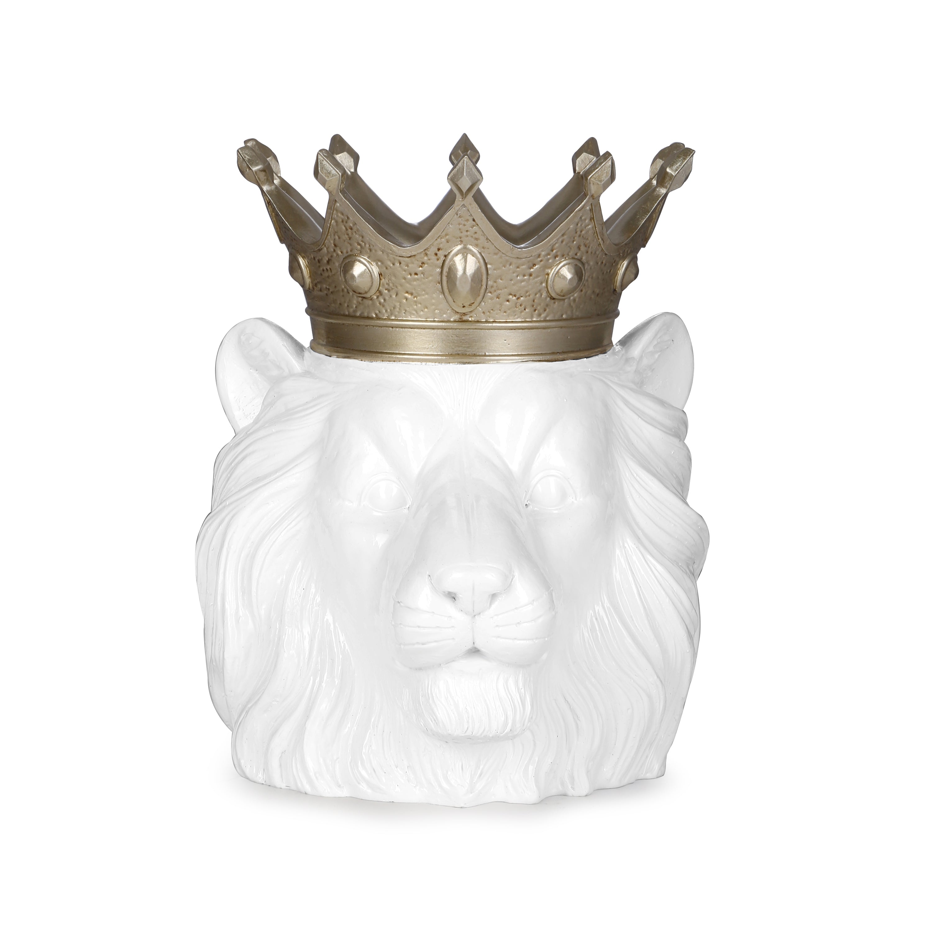 Lion Head Crown Planter (H-25CM)