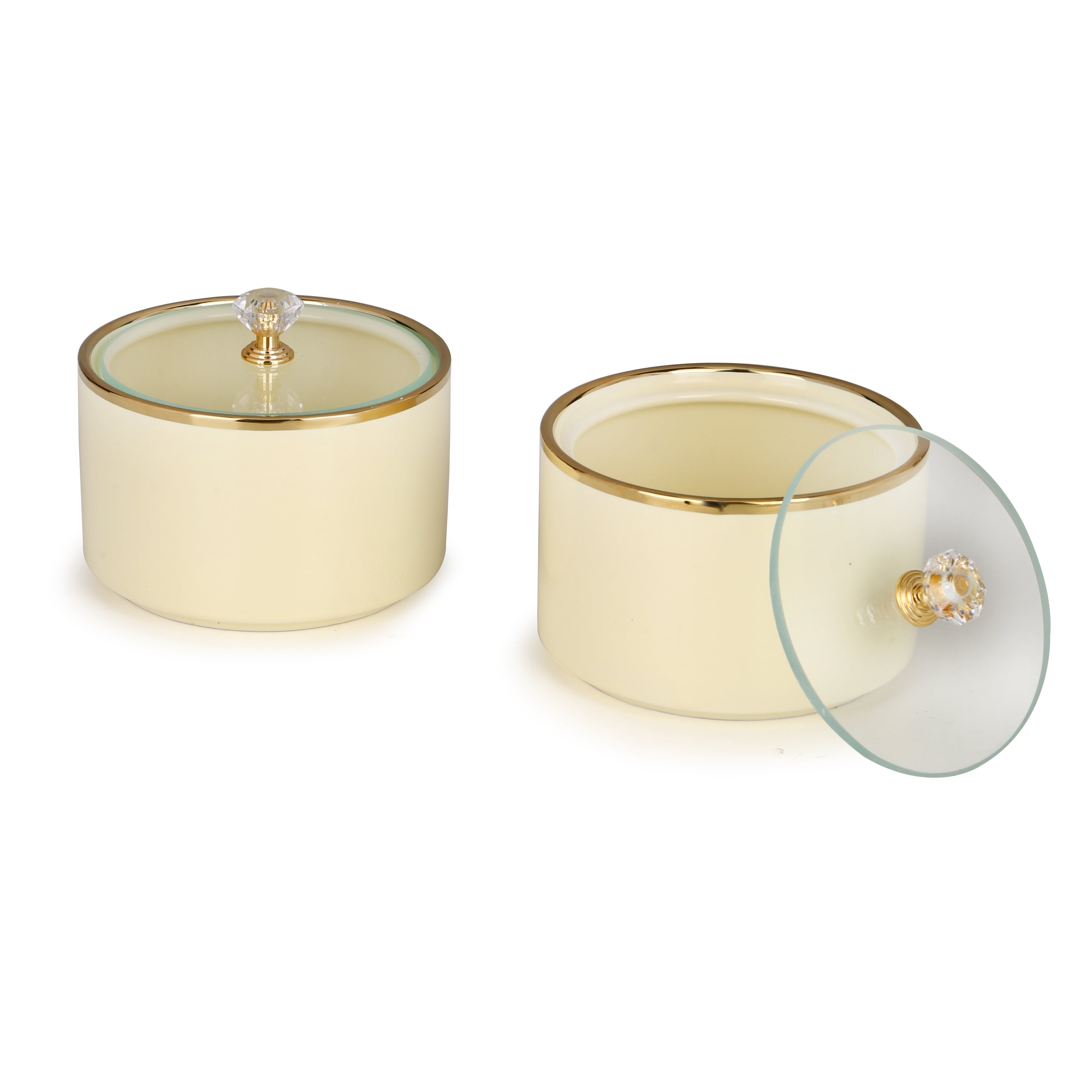 Set of 2 Bowls with Lids
