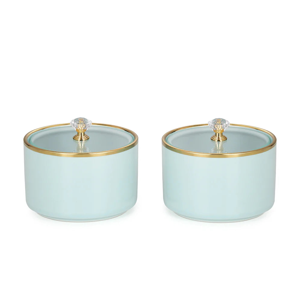 Set of 2 Bowls with Lids