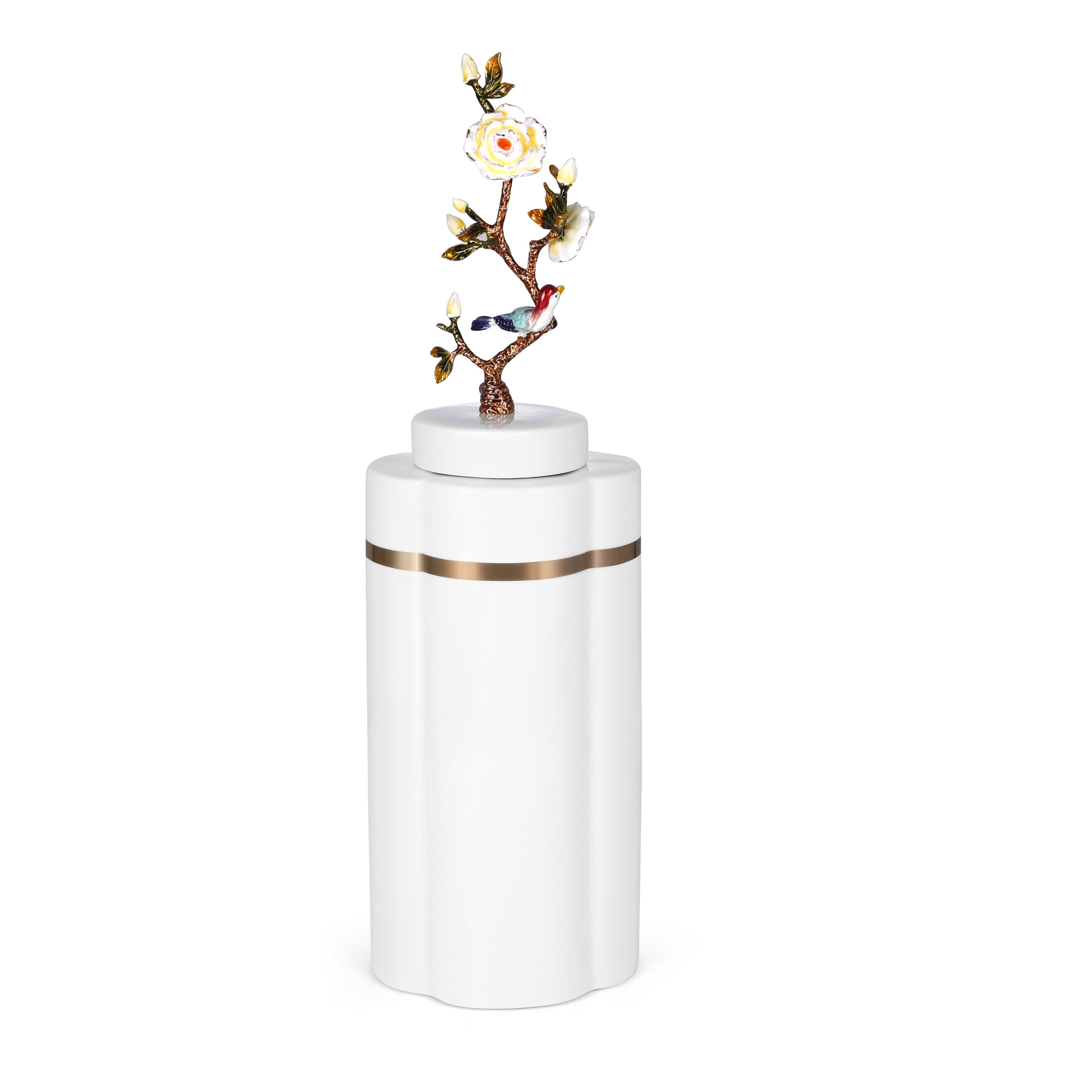 Marisa White Gold Vase (L)