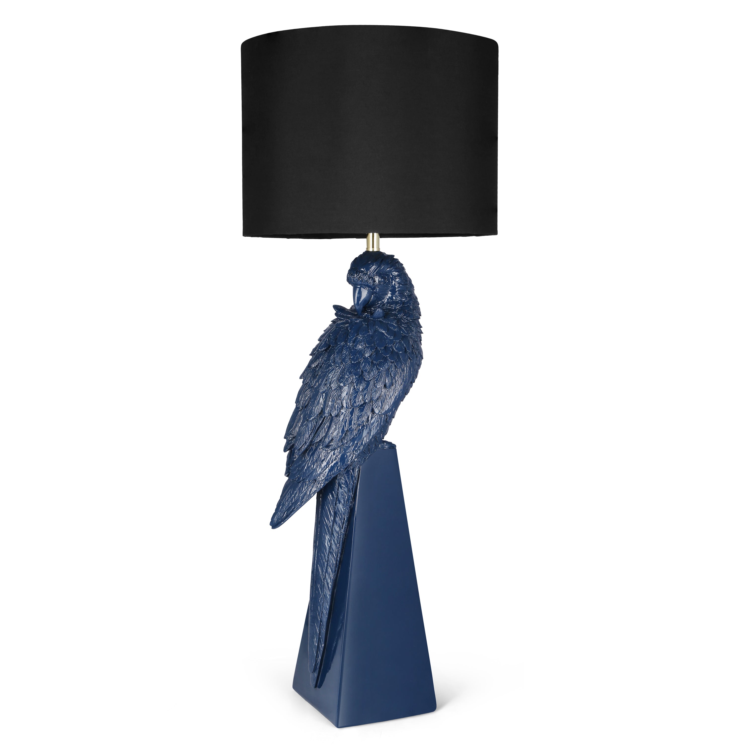 Macaw Lamp(Elegant Black Parrot Table Lamp)