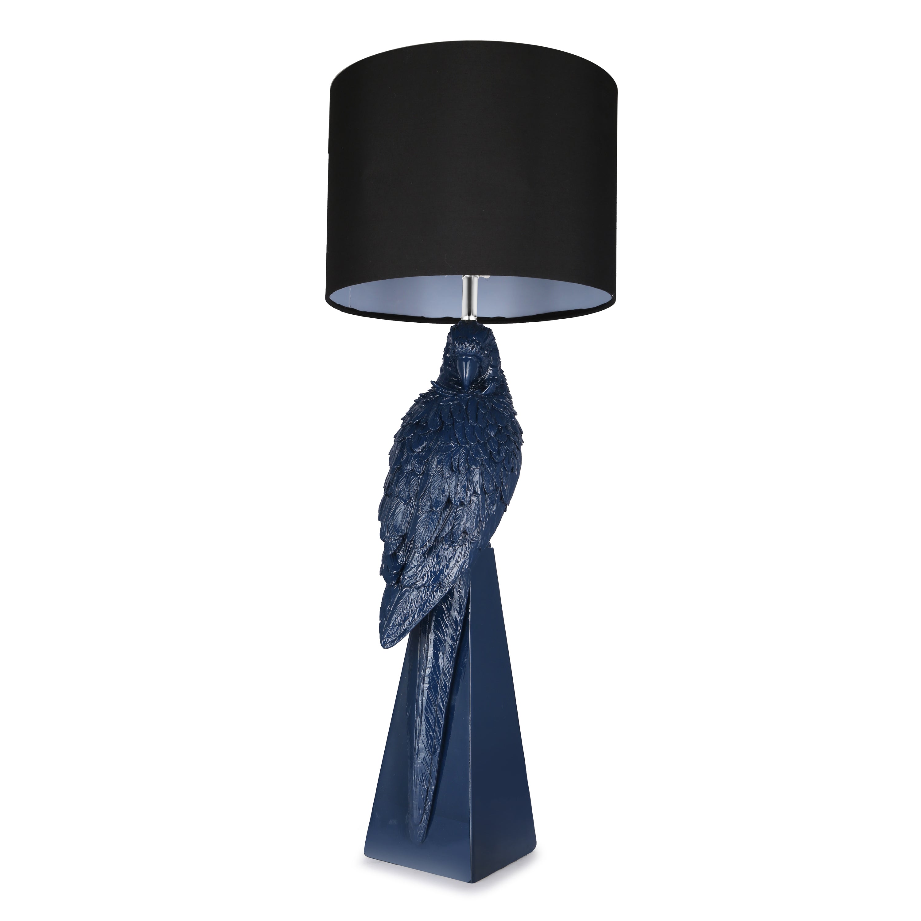 Macaw Lamp(Elegant Black Parrot Table Lamp)