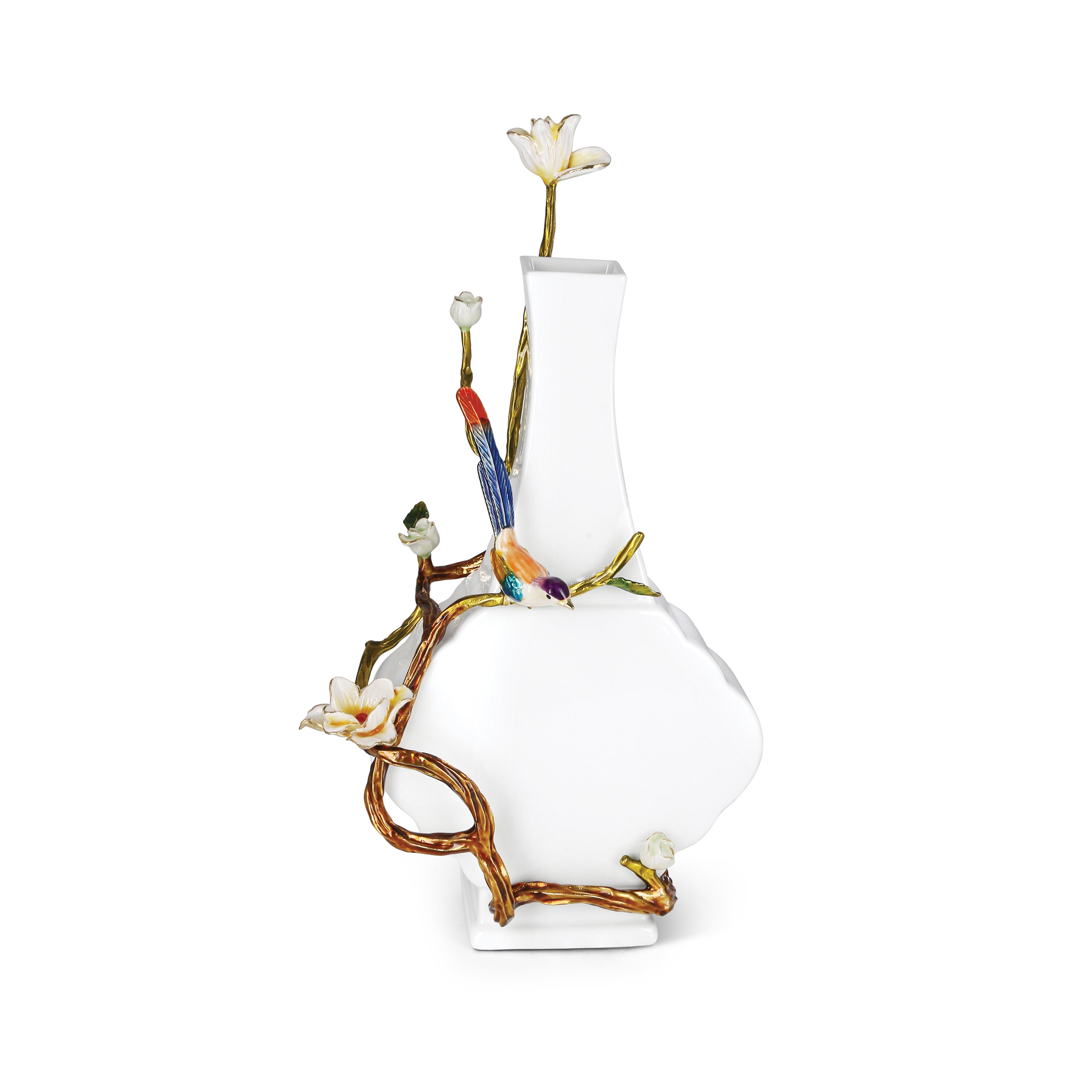 Greek White Vase (M) (H-39CM)