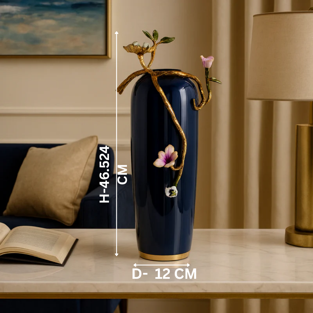Meraki Blue Desiger Vase
