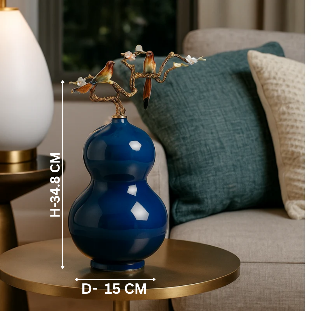 Sapphire Perch Vase