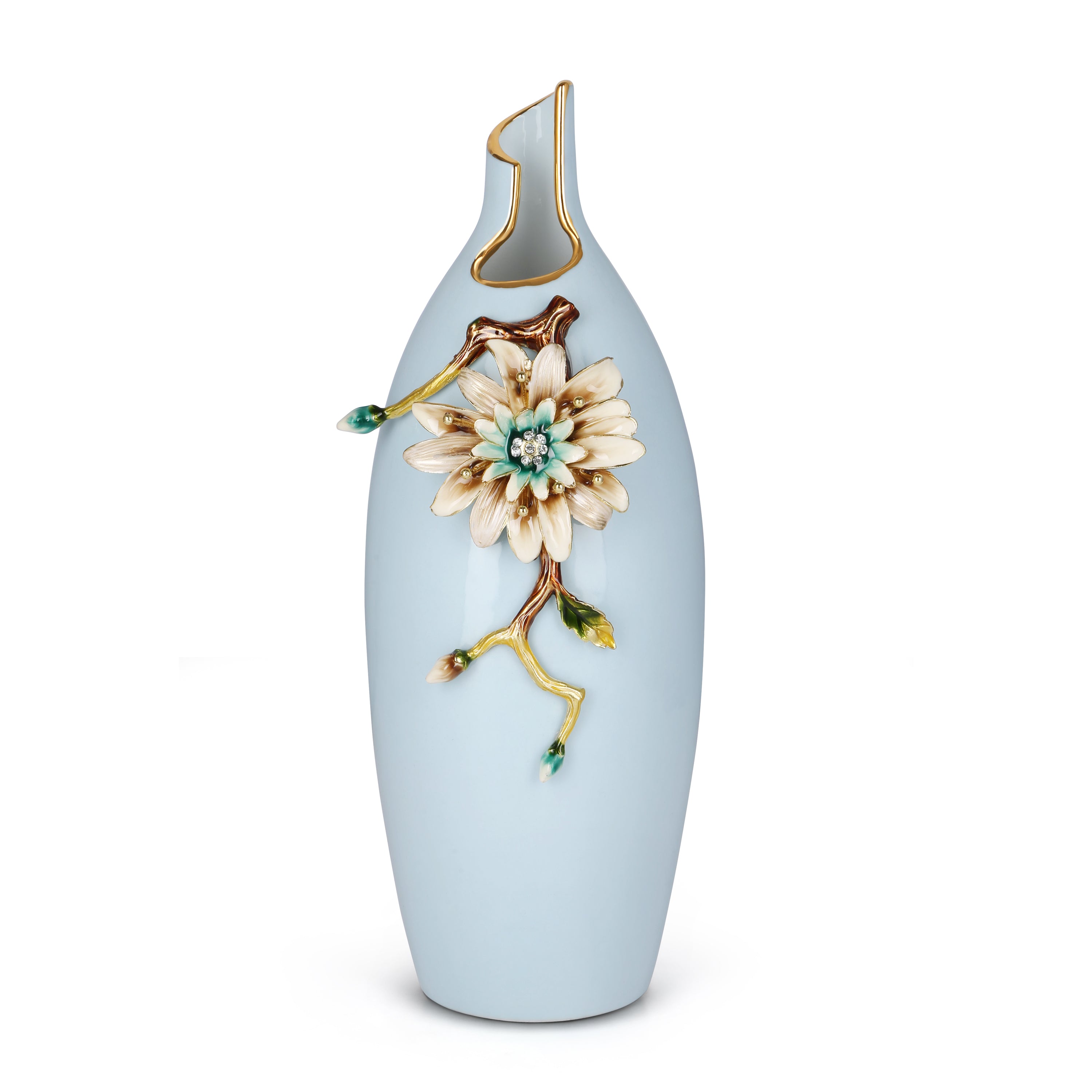 Pastel Blue Vase Large