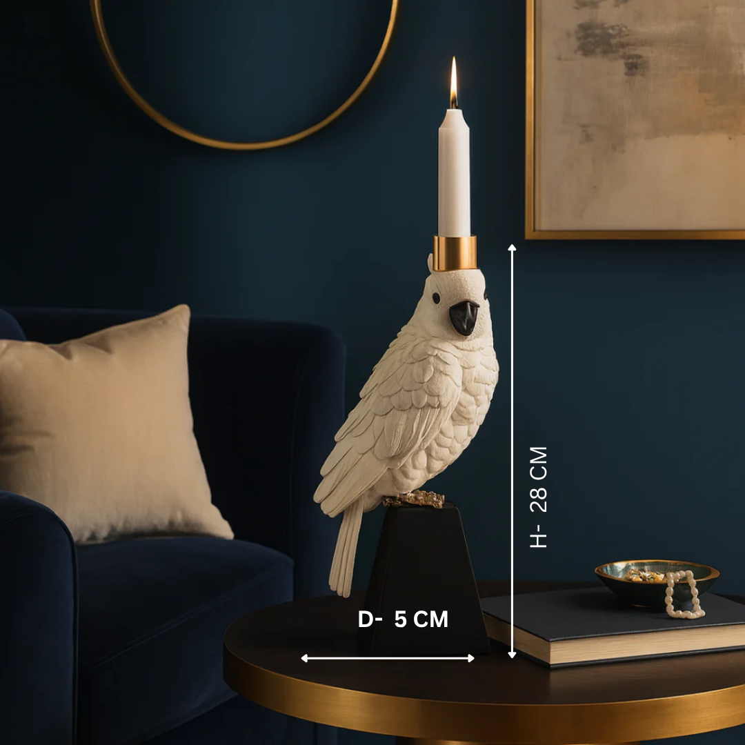Parrot Candle Holder