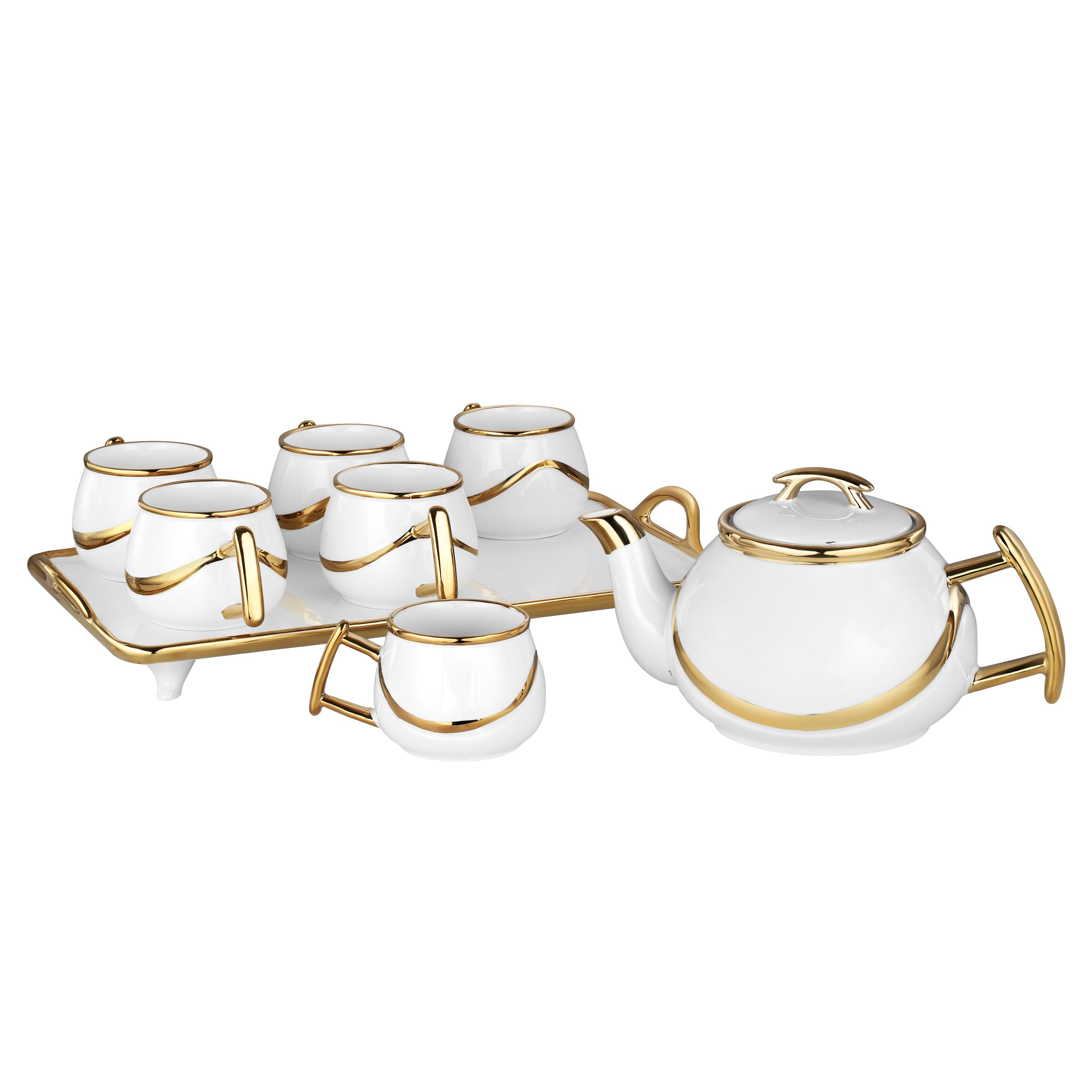 Regal Tea Set with Tea Pot and Tray