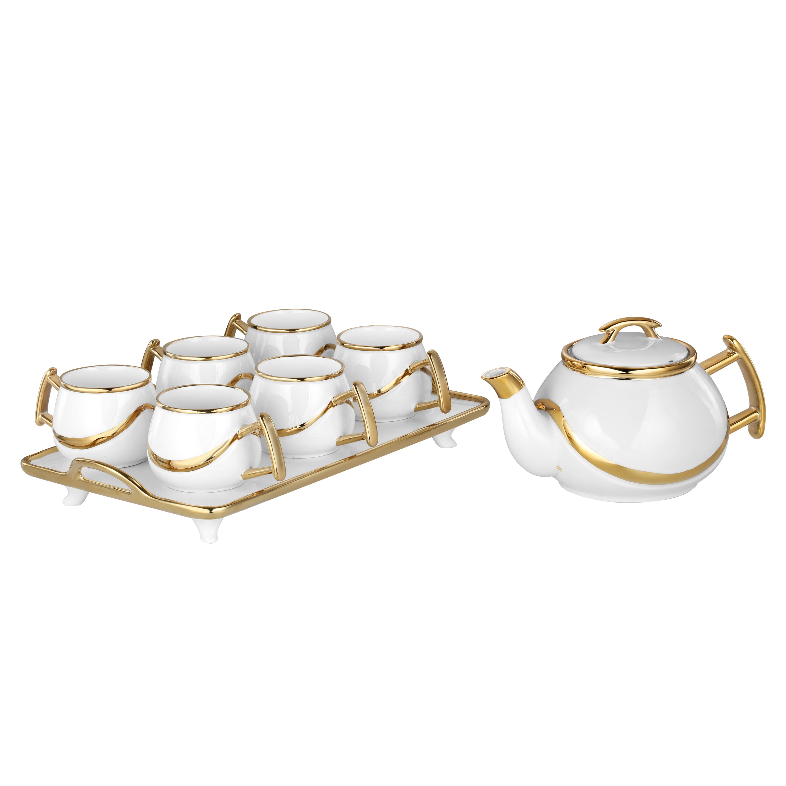 Regal Tea Set with Tea Pot and Tray