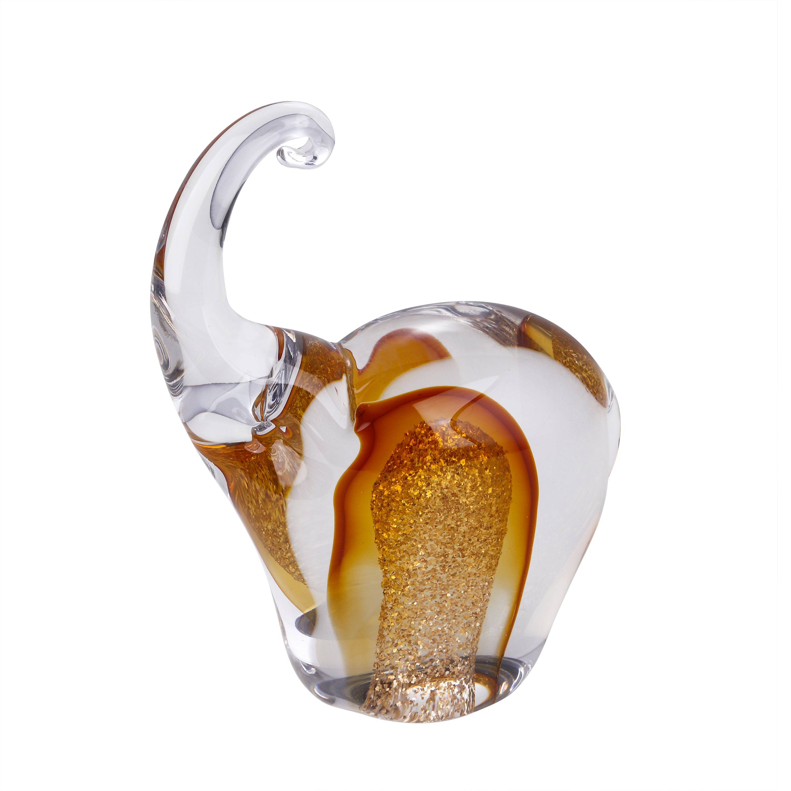 Majestic Crystal trunk- Golden flame Set of 2