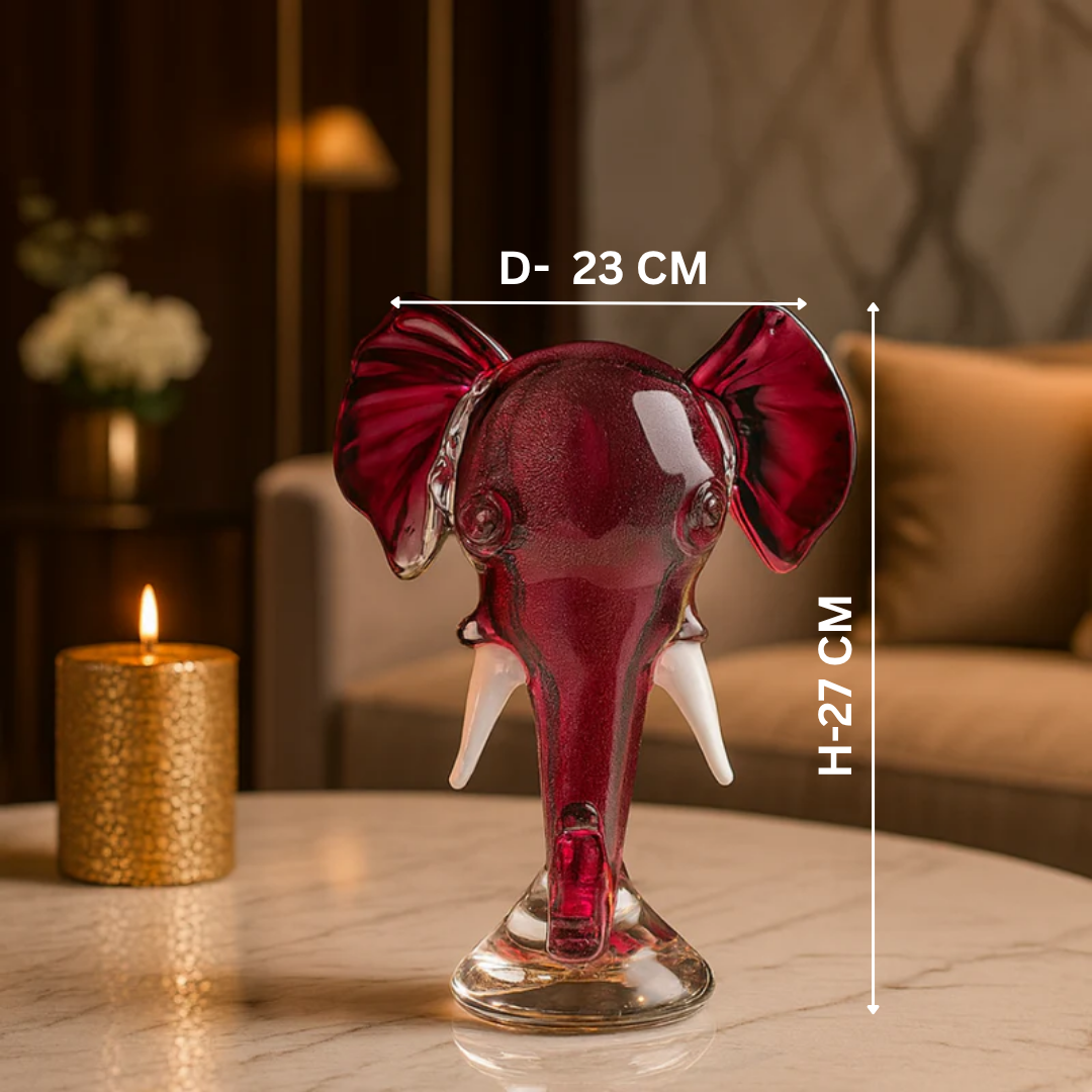Crystal Rouge Tusk Elephant