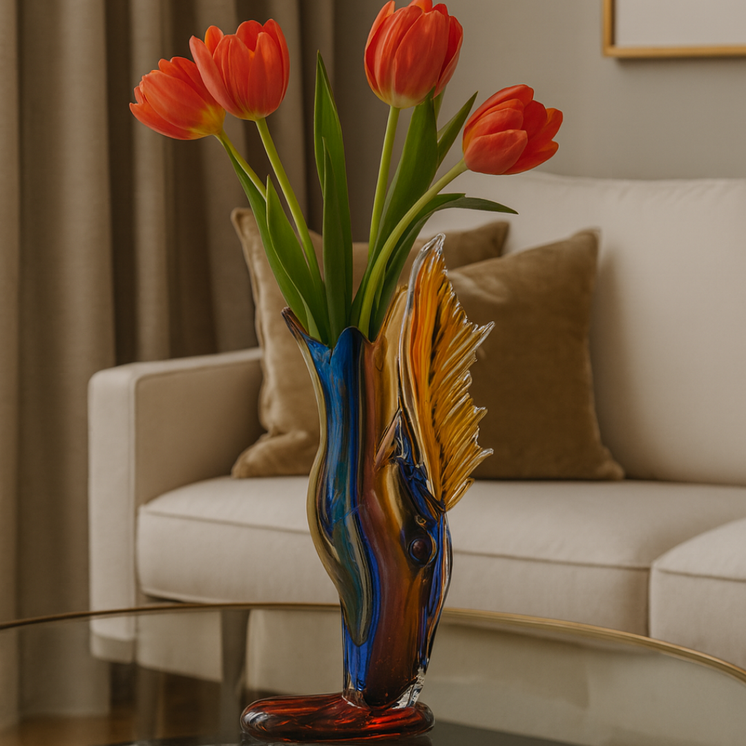 Coastal Majesty Horse Vase