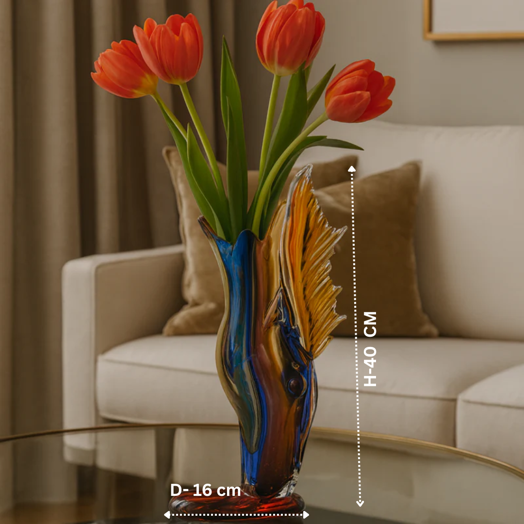 Coastal Majesty Horse Vase