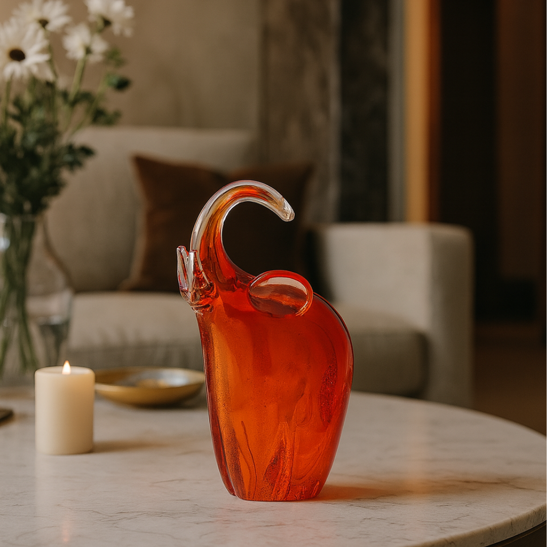 Crystal Elephant Graceful Curve