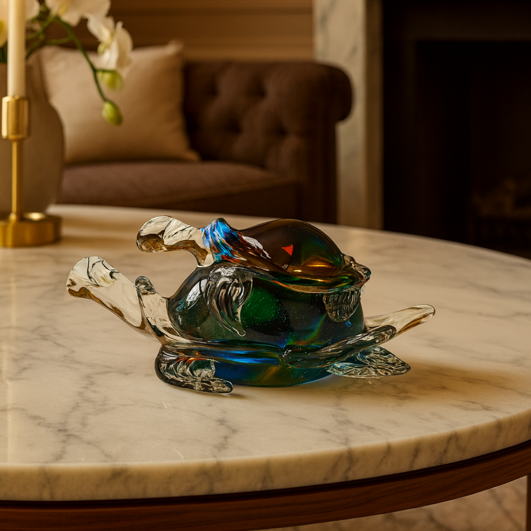 Crystal Turtle with Baby