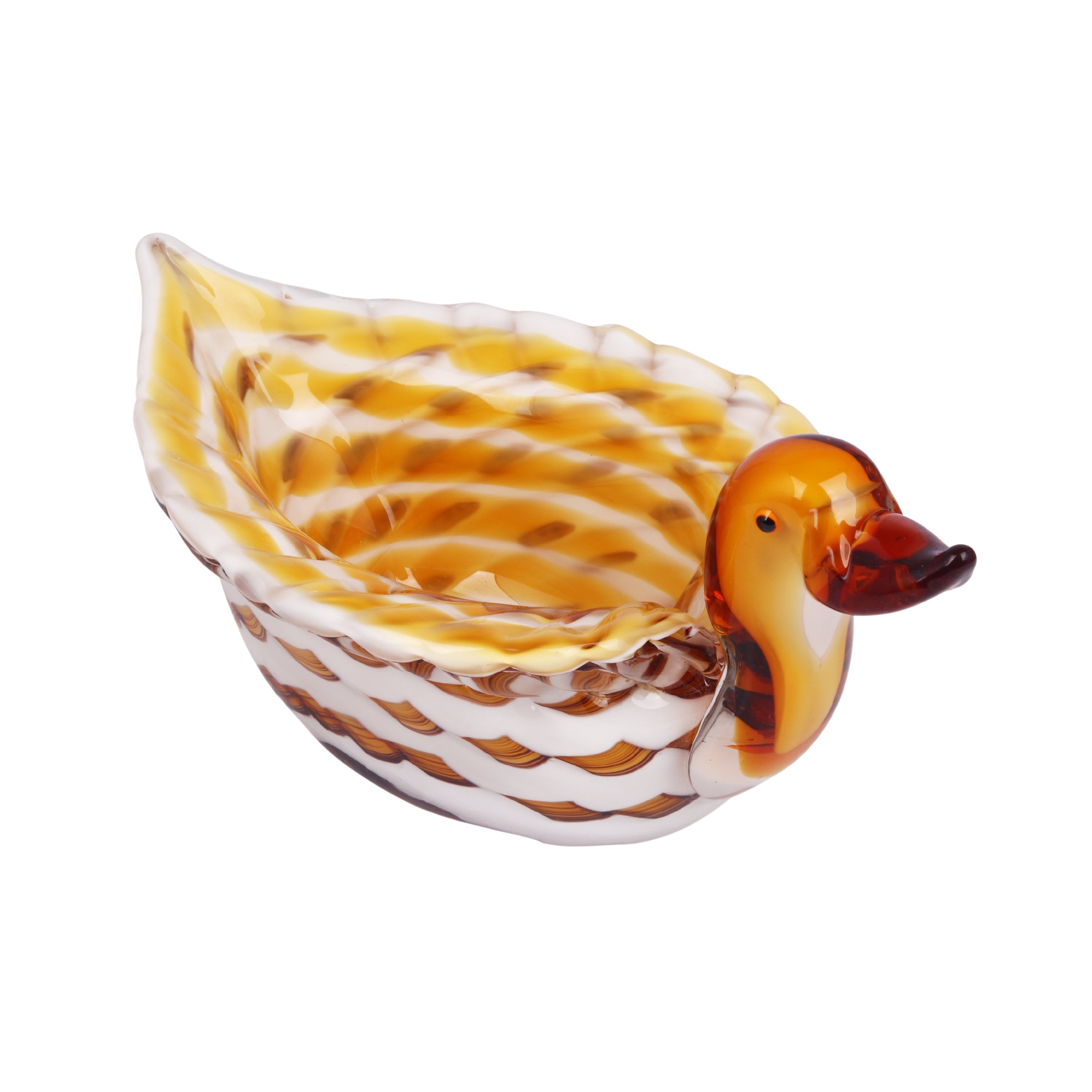 Crystal Duck Bowl Showpiece
