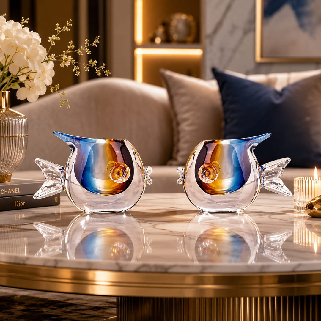 Crystal Marine Fish Set of 2