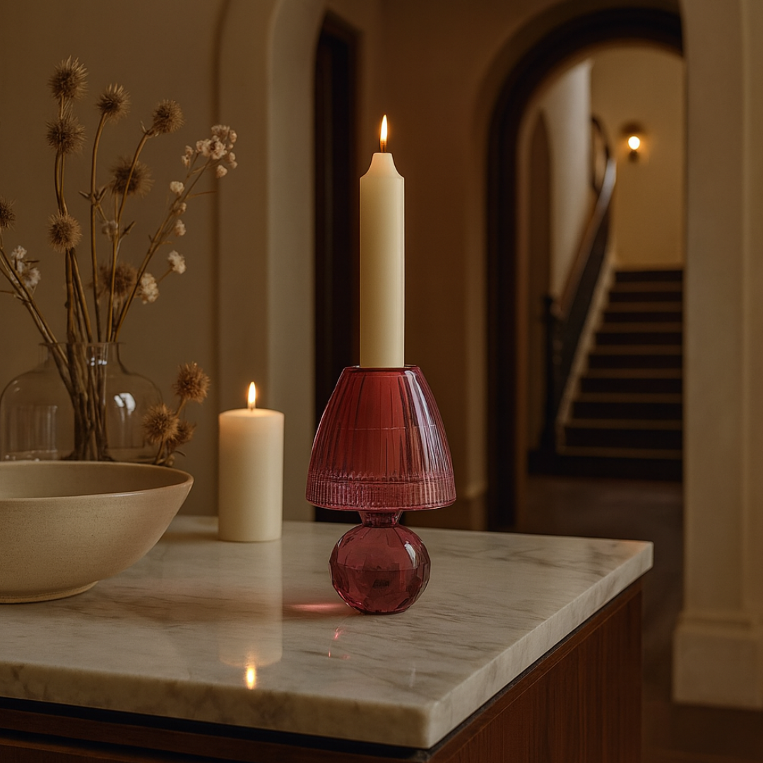 Crystal Candle Holder