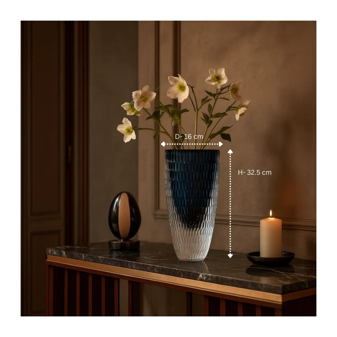 Crystal Frosted Vase