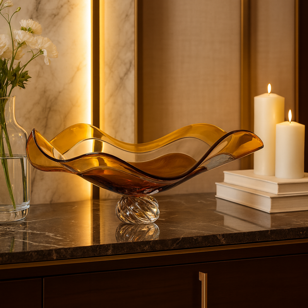 Crystal Petal Plate Large