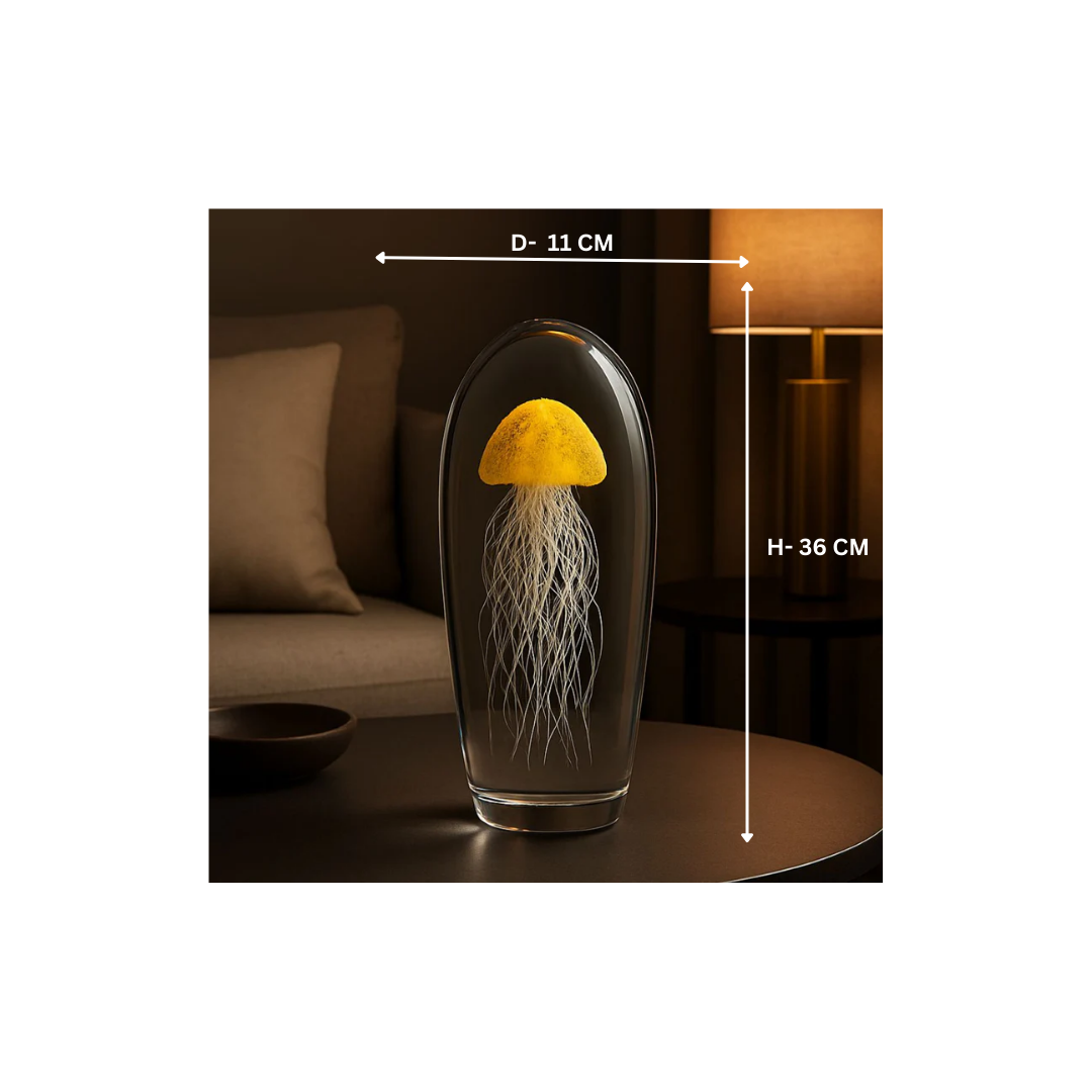Crystal Jellyfish Bloom Yellow