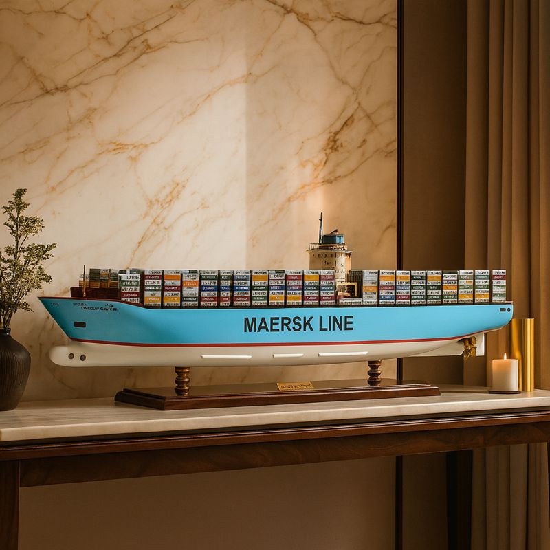 EMMA MAERSK with Lights