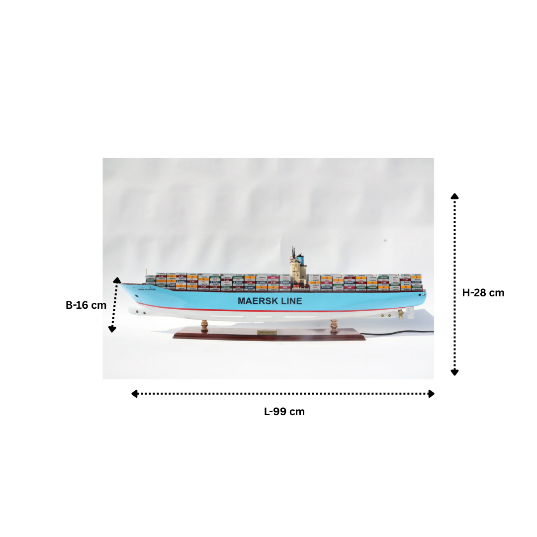 EMMA MAERSK with Lights