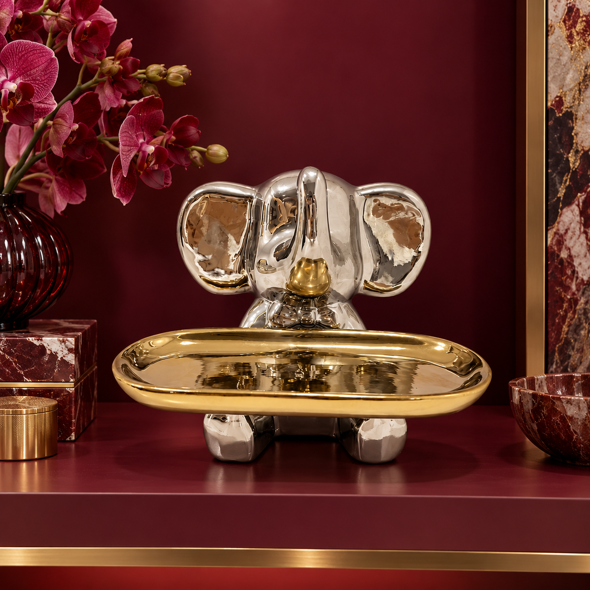 Elephant Decorative Tray