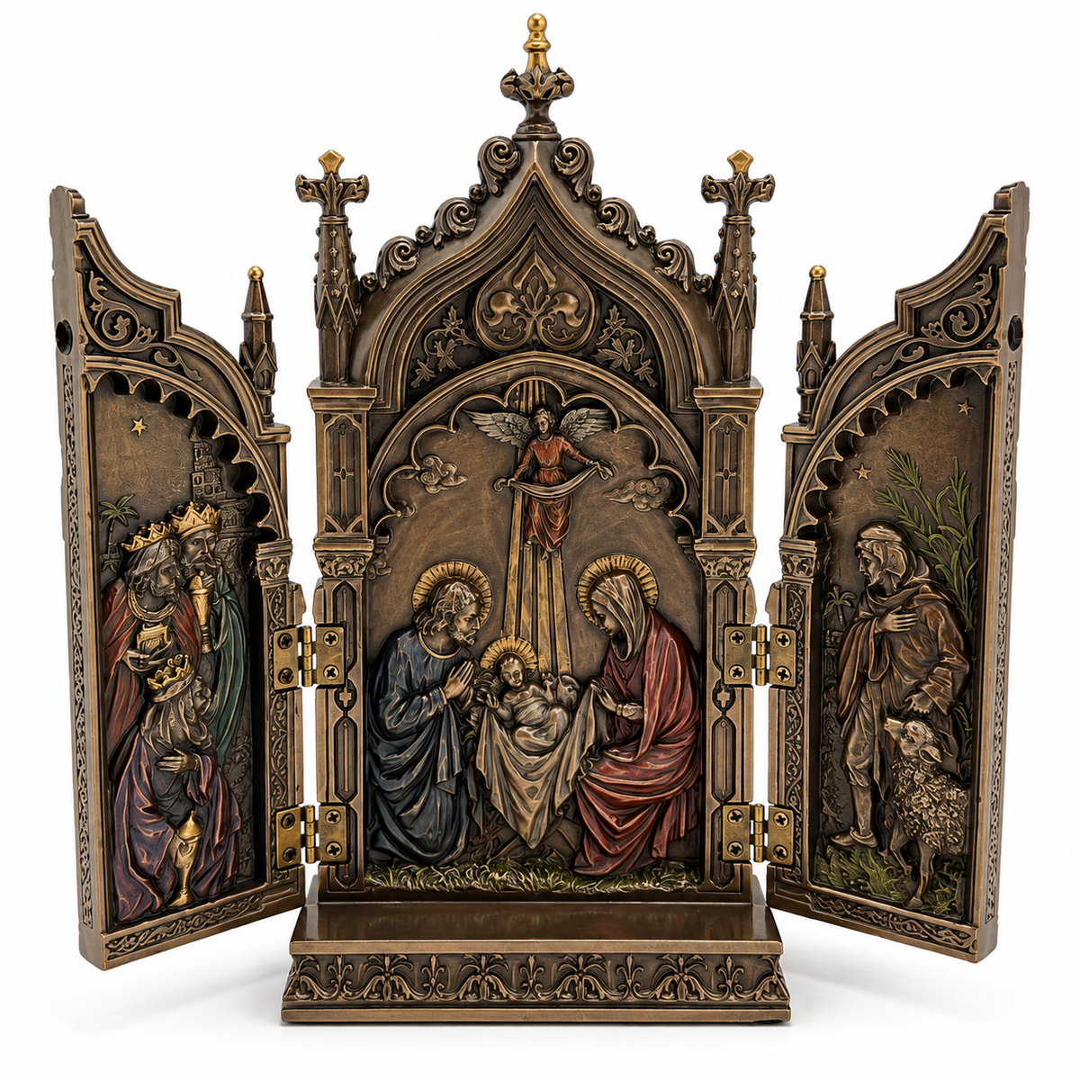 Nativity in cathedral triptych