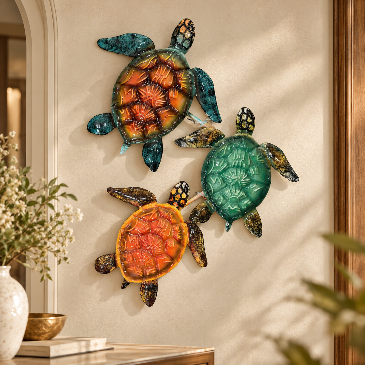 Ocean turtle wall decor