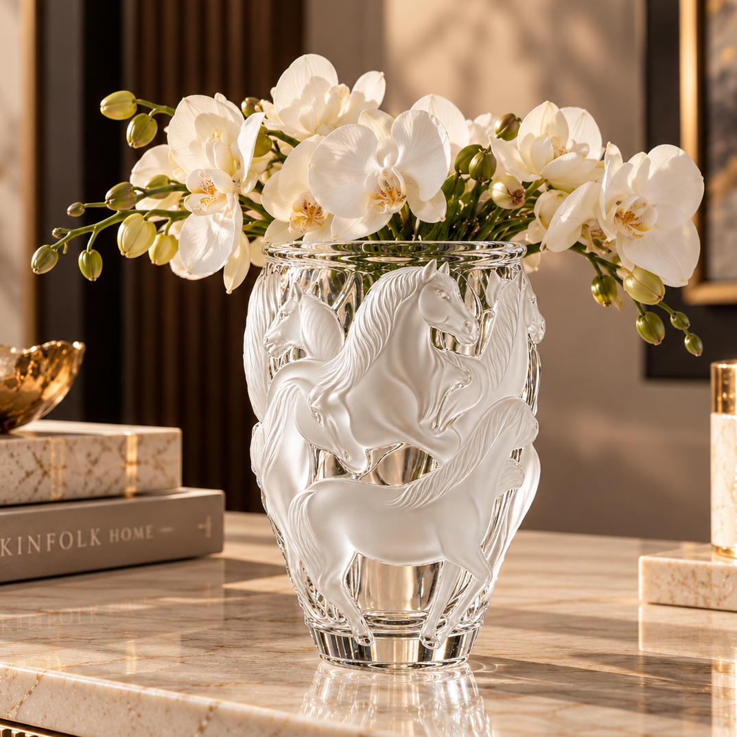 Legacy of Grace Frosted Vase