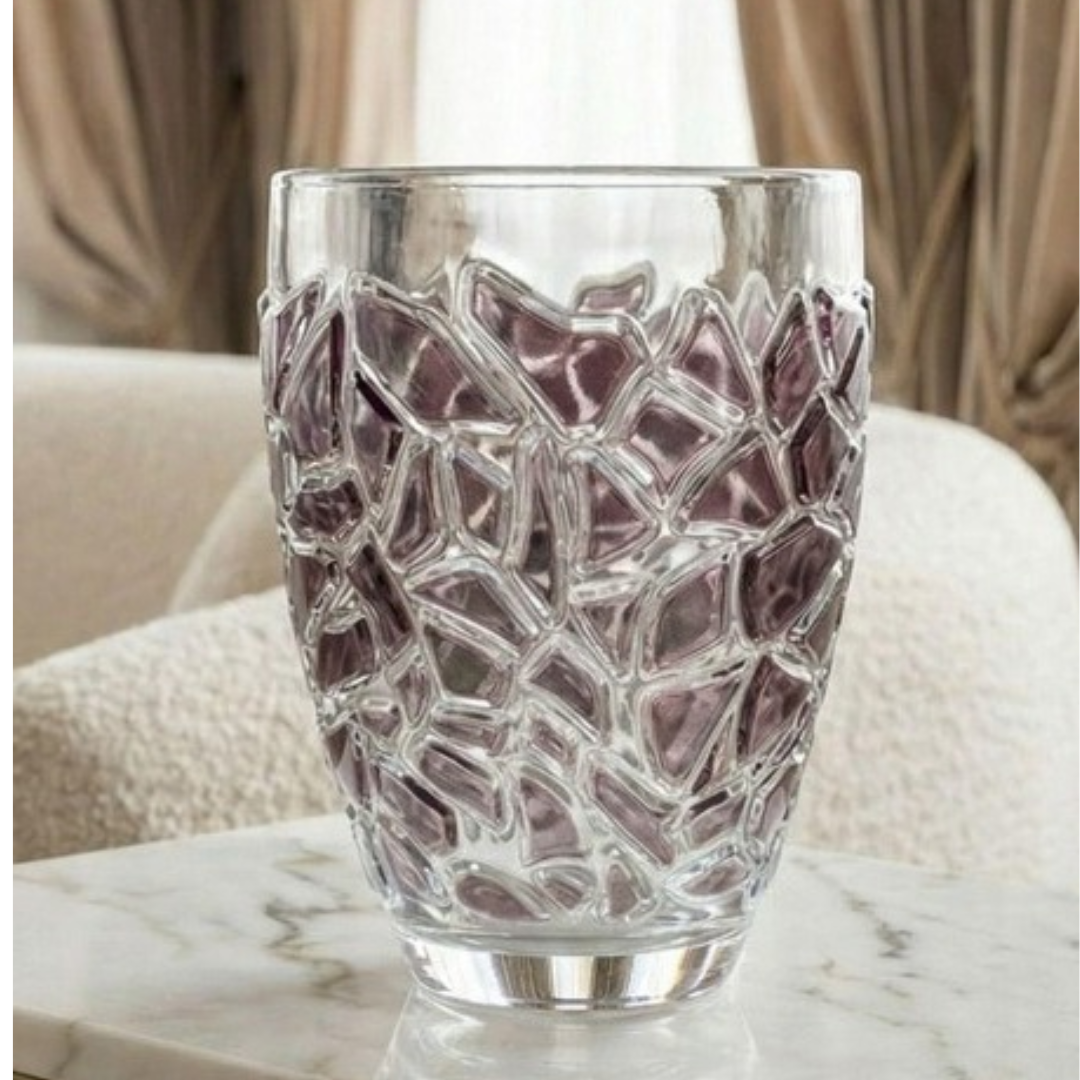 Crystal Bloom Clear Vase
