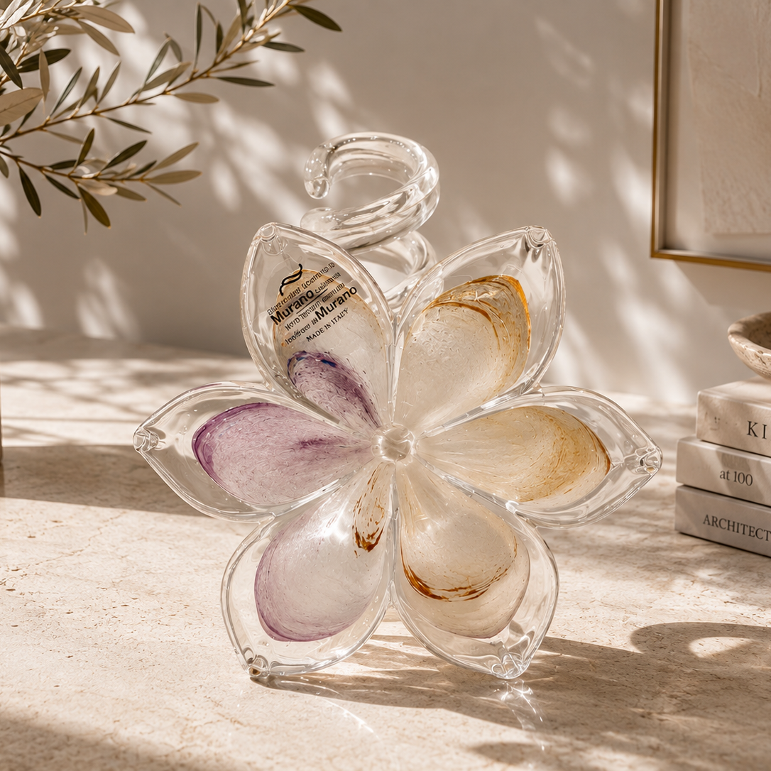 Murano Rosalia candle