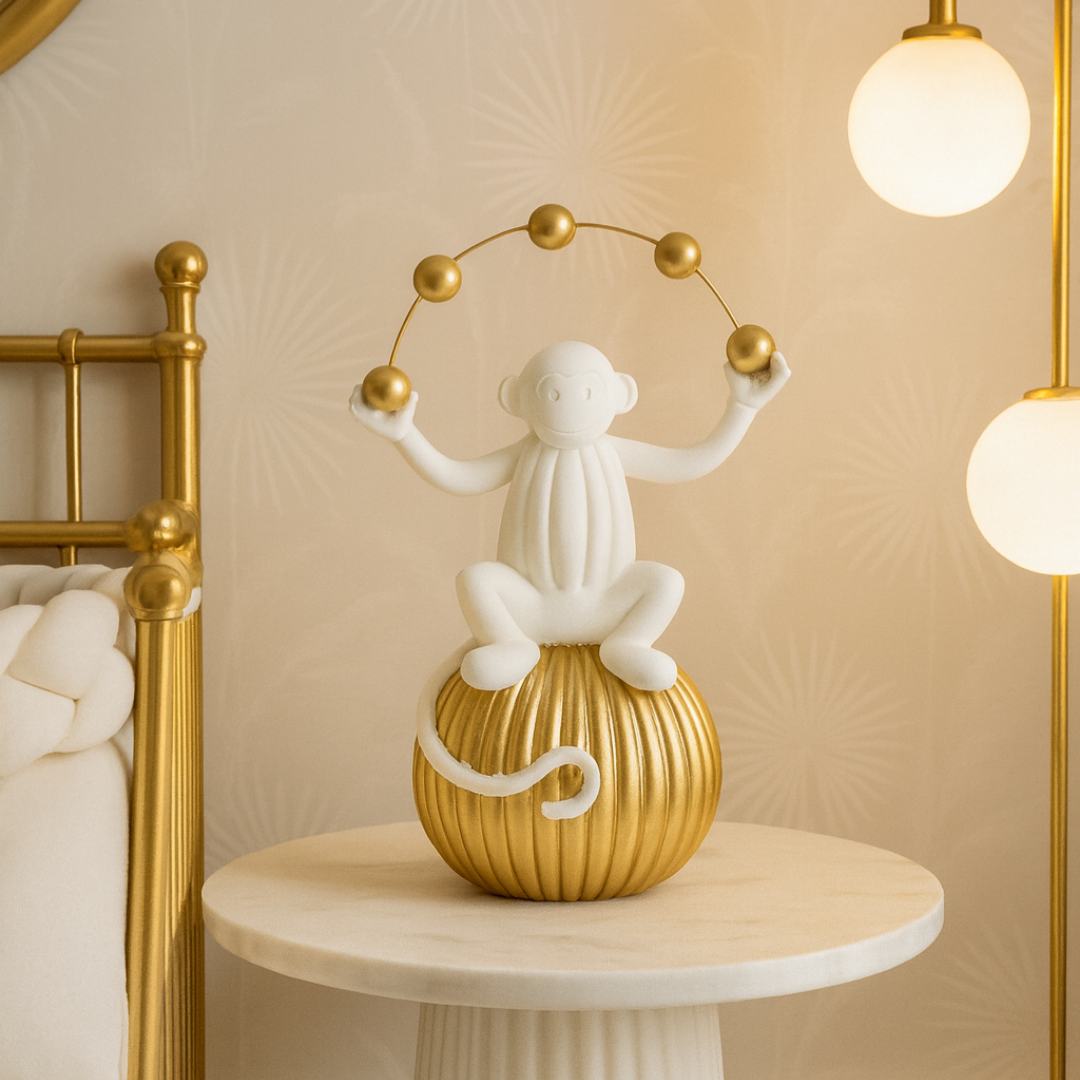 Monkey Sitting on the ball