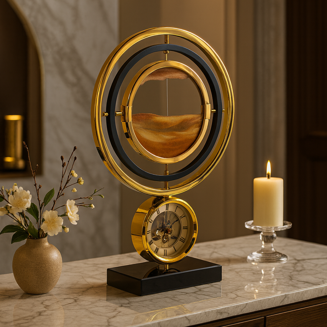 EternaFlow Timepiece with Clock