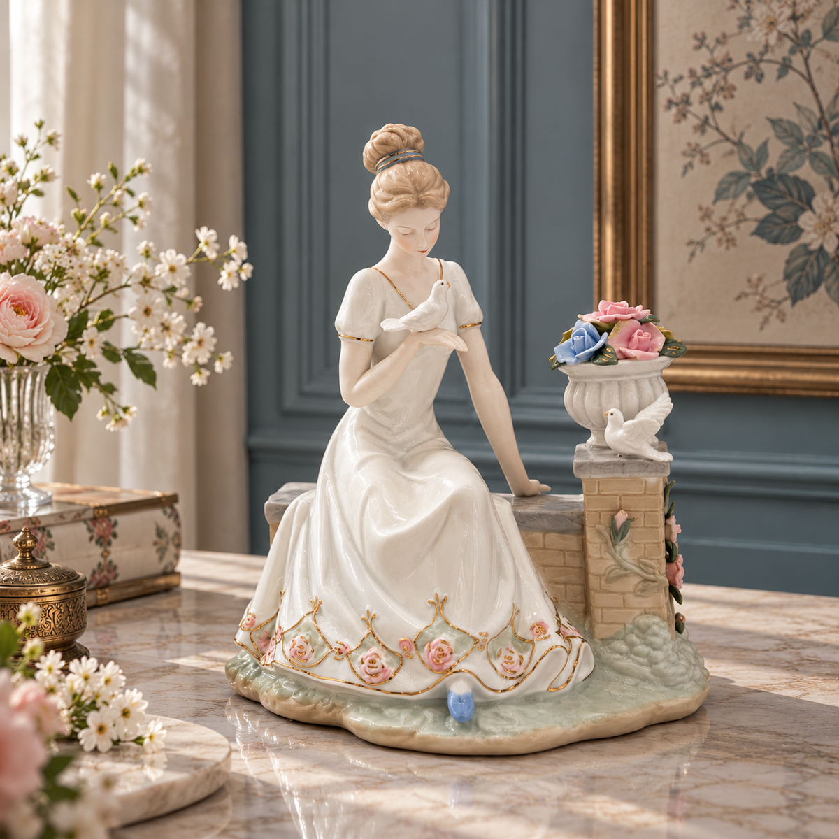 Ivory grace figurine