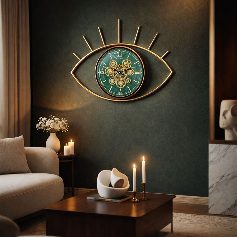 Eye of Time Wall Clock