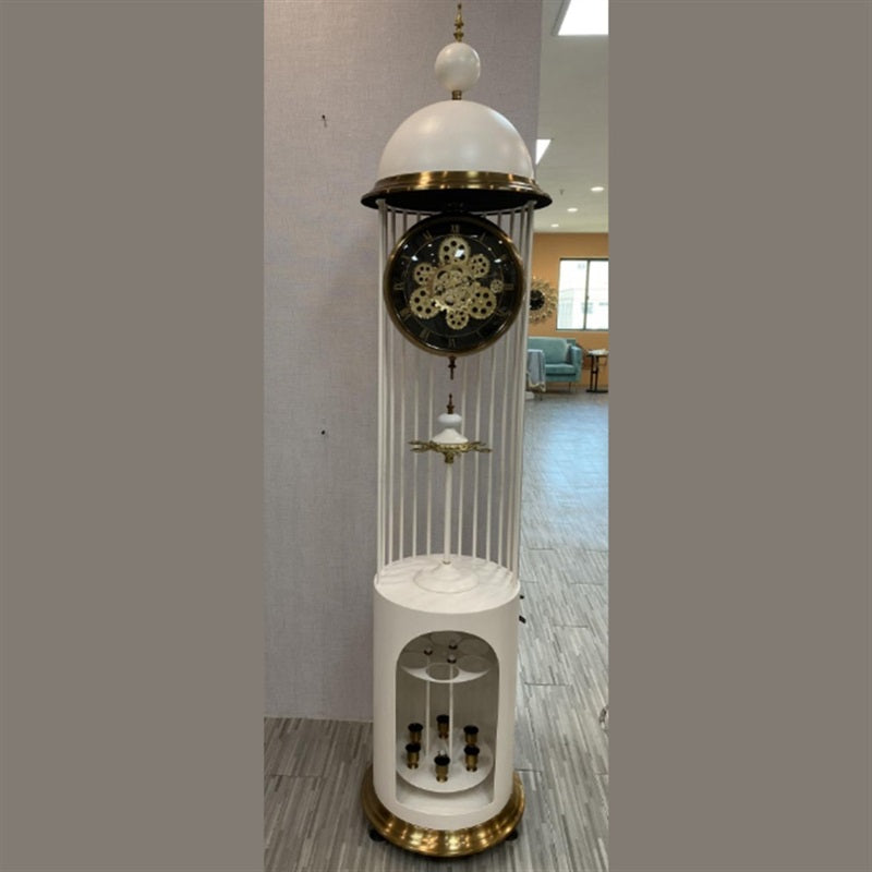 The Majestic Tower Clock- White