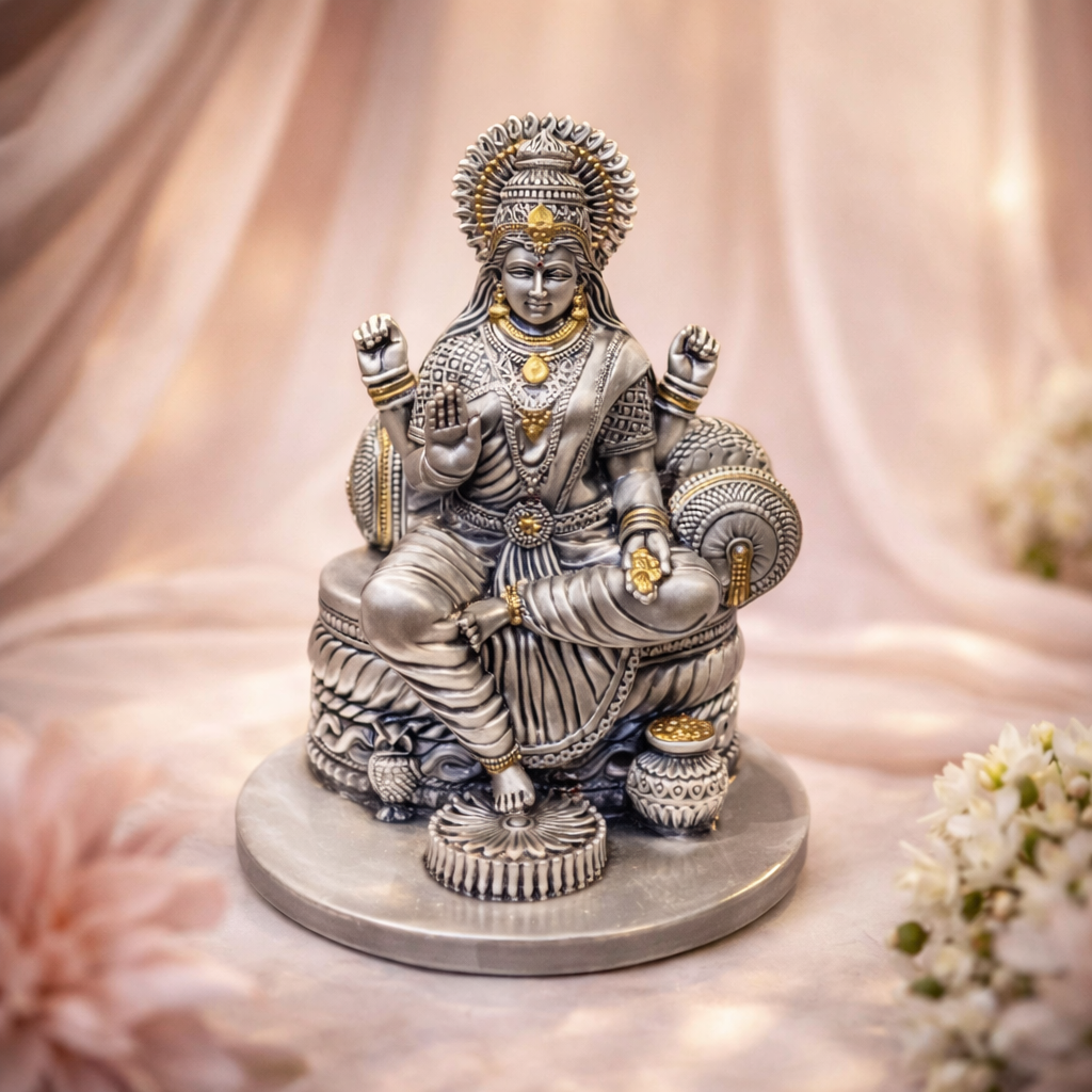 Majestic Laxmi 6 inch Silver