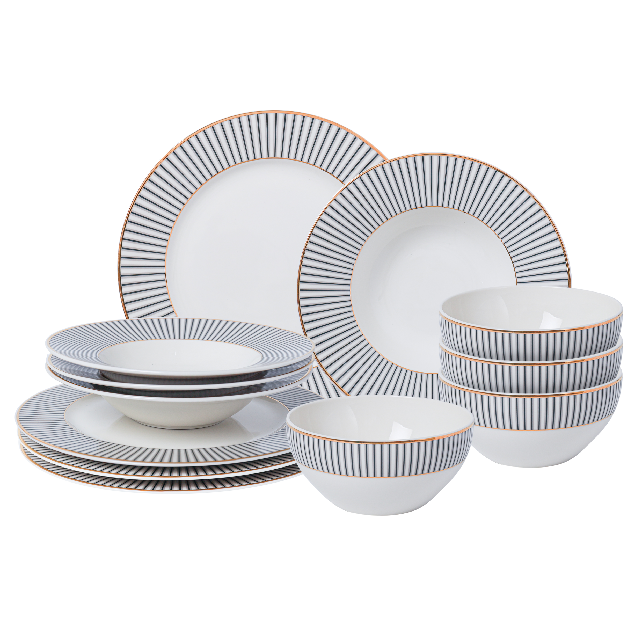 Royal Aura 21 PCS Dinner Set