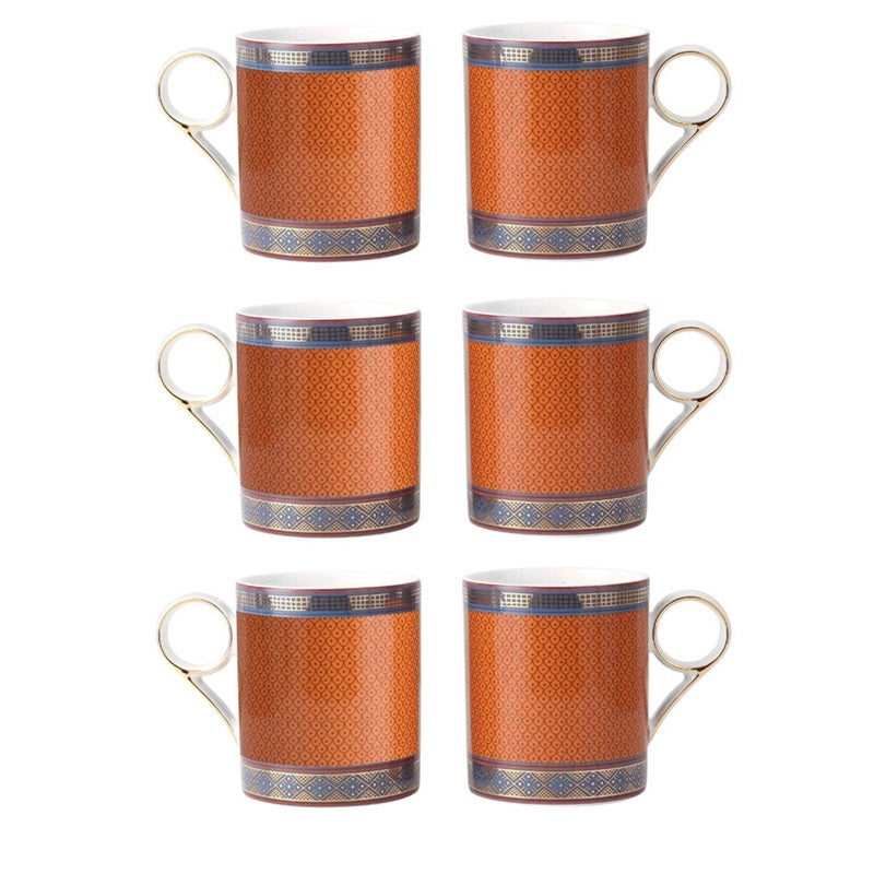 Sienna mosaic 6pcs Mug Set