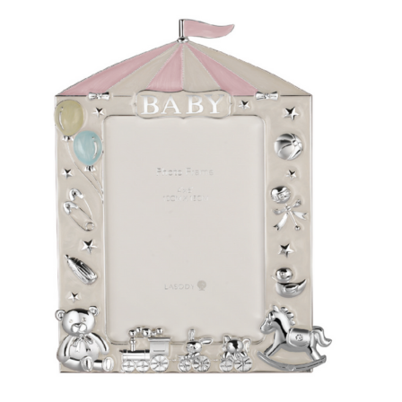 Baby Tent-Themed Photo Frame – Pink
