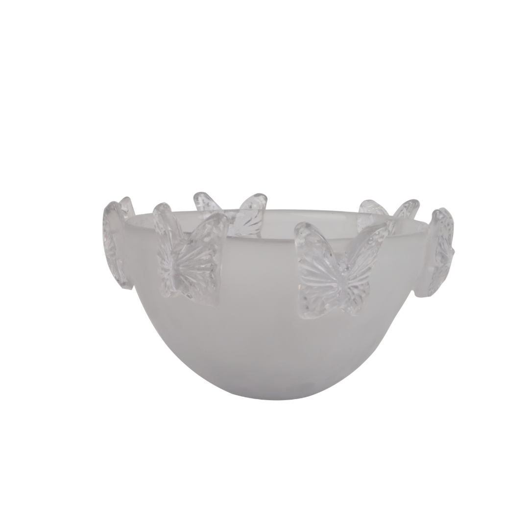 Crystal Butterfly Bowl Clear